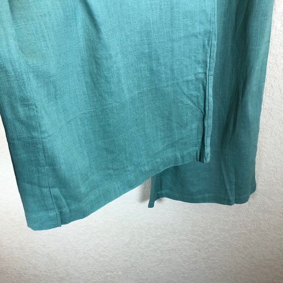 Clad & Cloth • Wide Leg Linen Cropped Pants - Picture 6 of 11